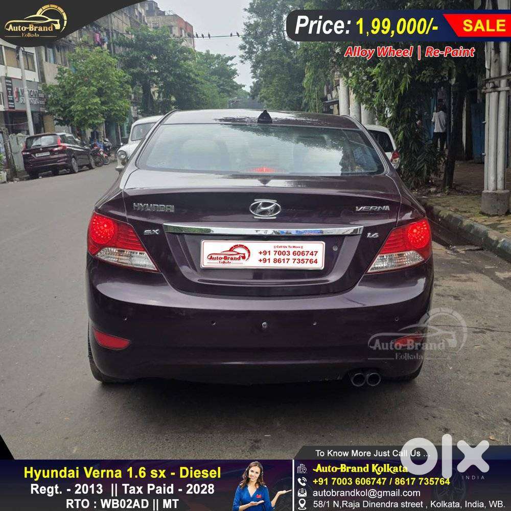 Hyundai Verna Fluidic 1.6 Vtvt Sx, 2013, Diesel