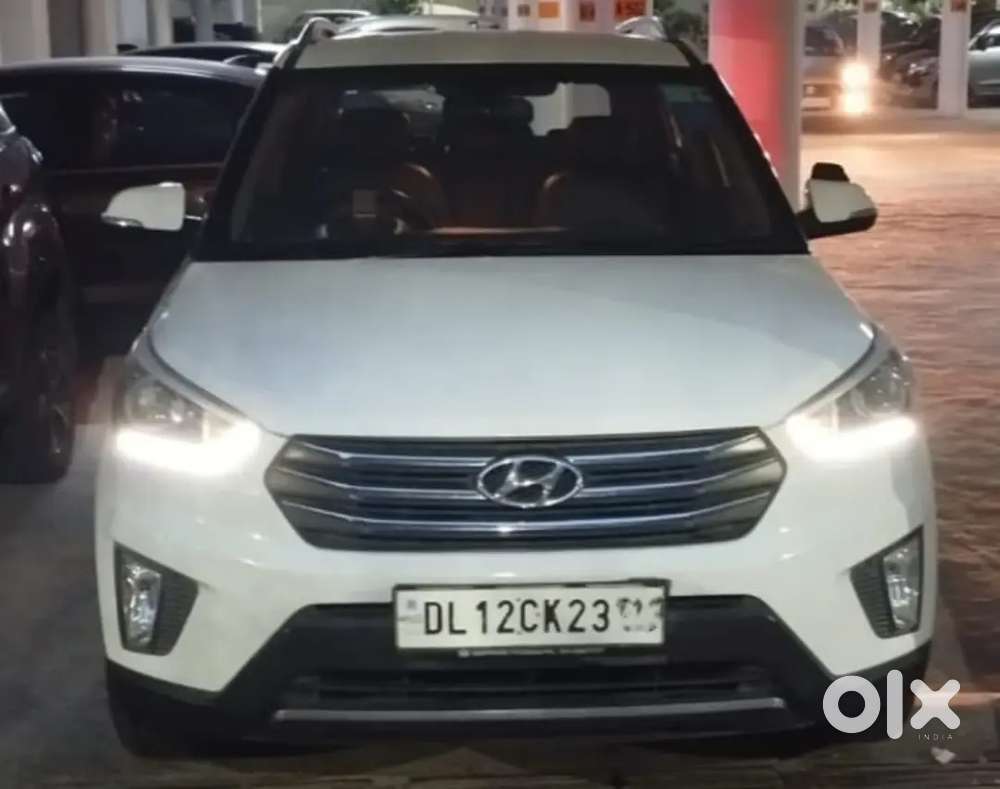 Hyundai Creta 1.6 Automatic Petrol White Color Excellent Condition