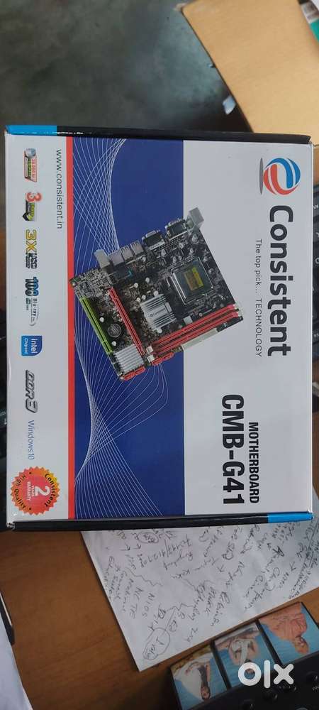G41 Mother Board with CPU and 2 Gb Ram Working Condition