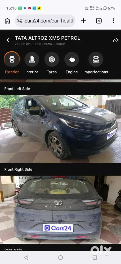 Tata Altroz Xm Petrol 2023