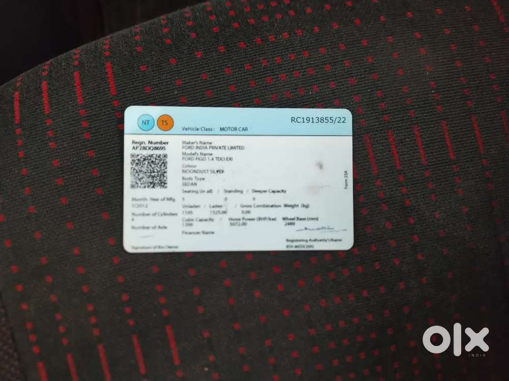 Ford Figo 2012 Diesel 167526 Km Driven