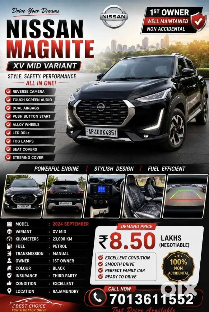 Nissan Magnite 1.0 Xv 2024 Petrol Manual