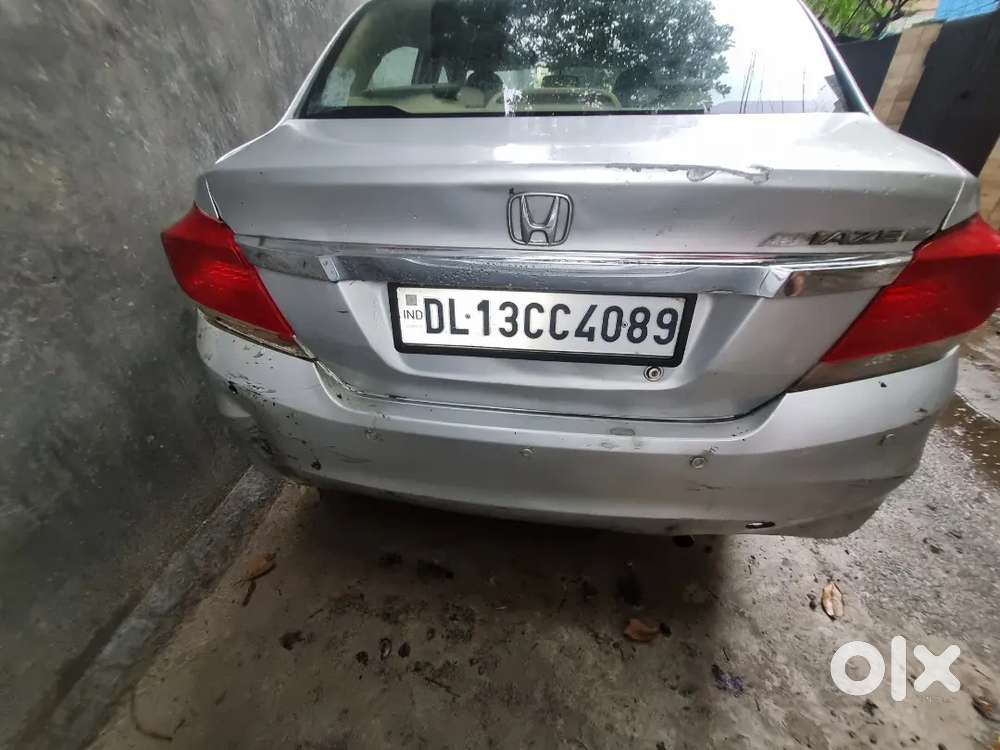 Honda Amaze Silver Cng Delhi Registration Year 2014