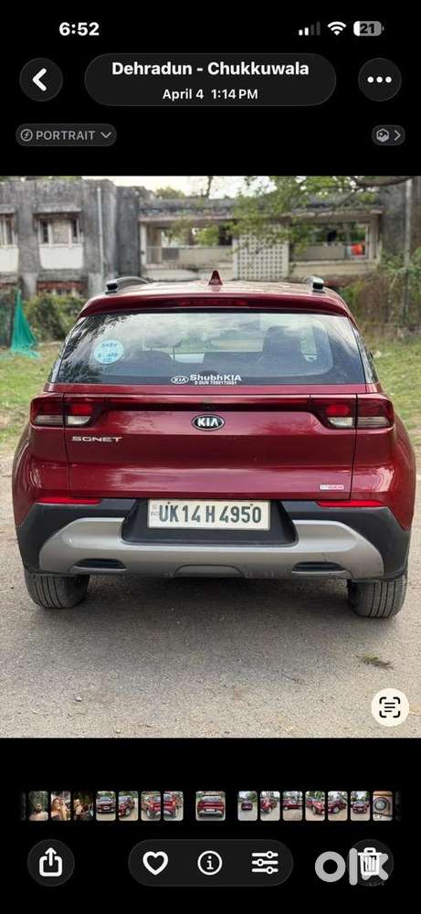 Selling Kia Sonet 2021 Imt Turbo Semi Automatic Without Good Condition