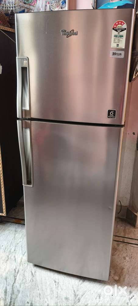 Whirlpool 340 ltr , silver colour