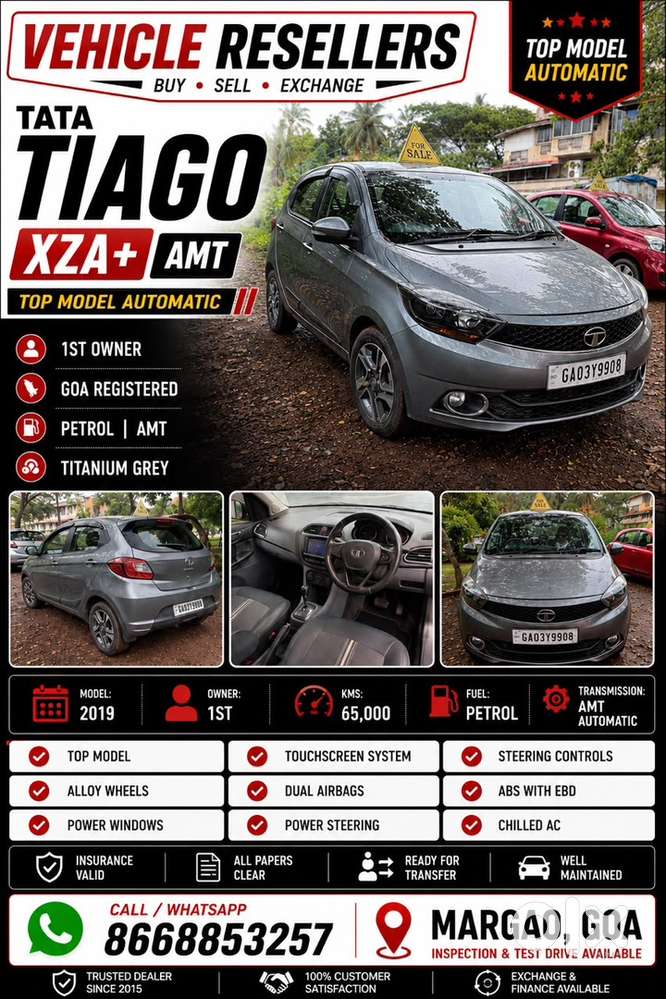 Tata Tiago Petrol Automatic 2020