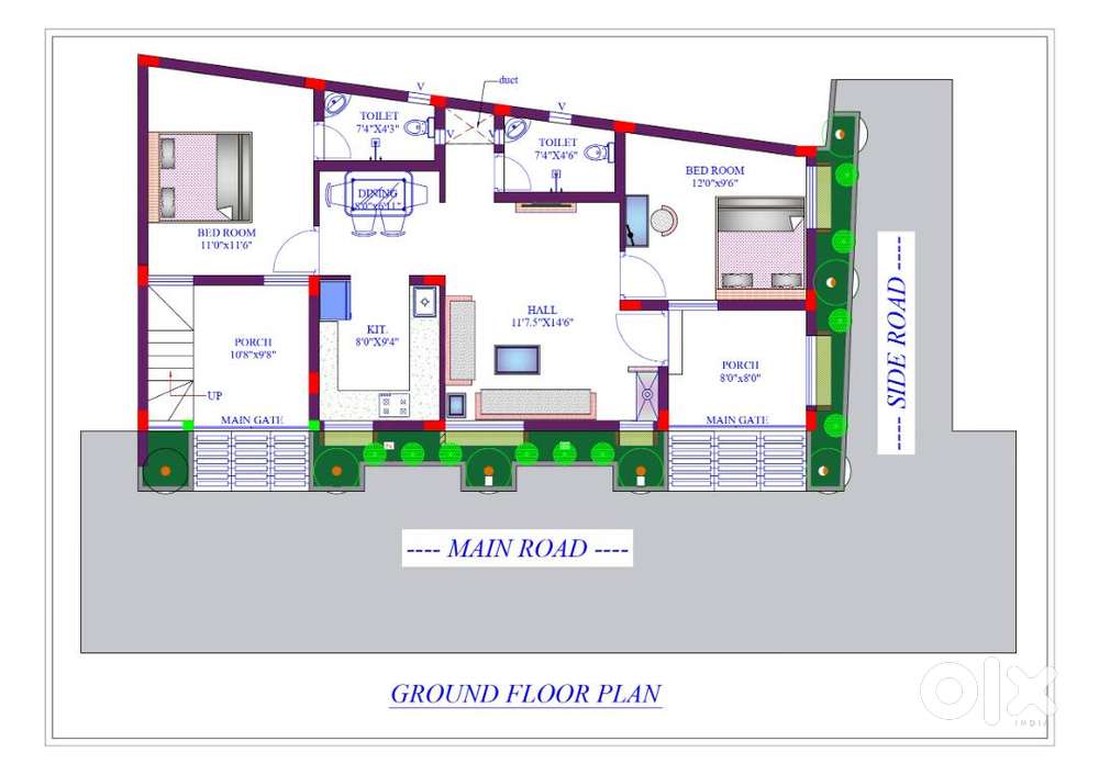 NEW 2-BHK HOUSE FOR RENT