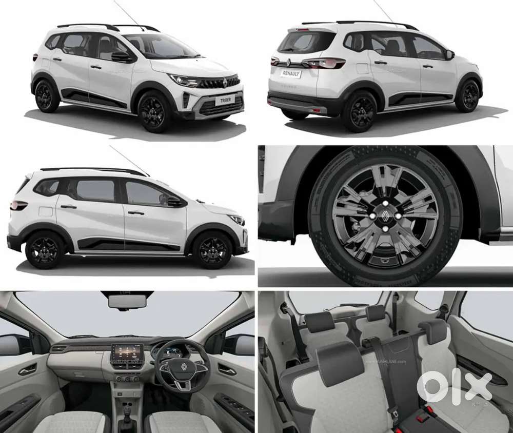 Renault Triber White Colour 12k Km Driven