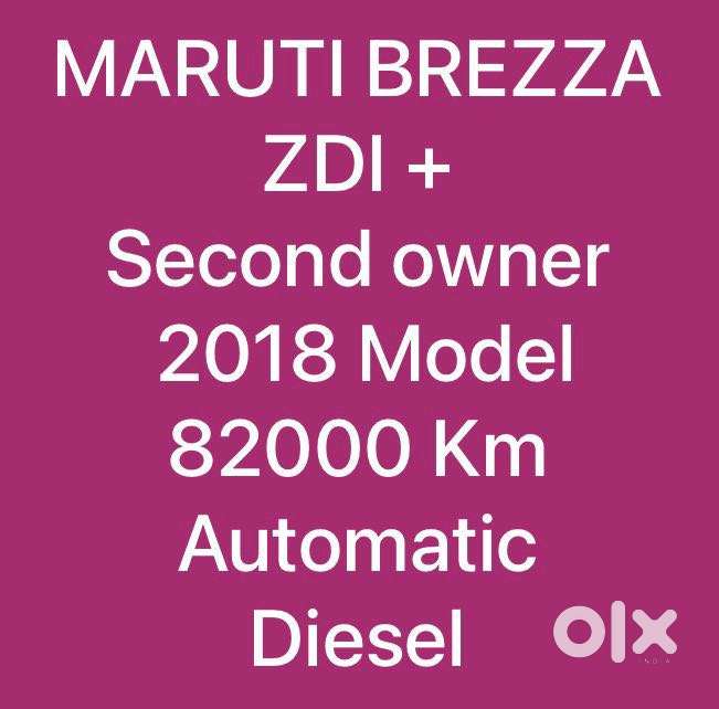Maruti Suzuki Brezza Zdi+ Amt, 2018, Diesel