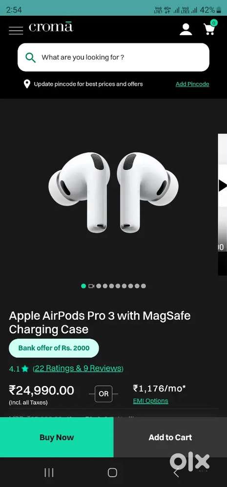 Apple airpod pro 3..new ..fix price