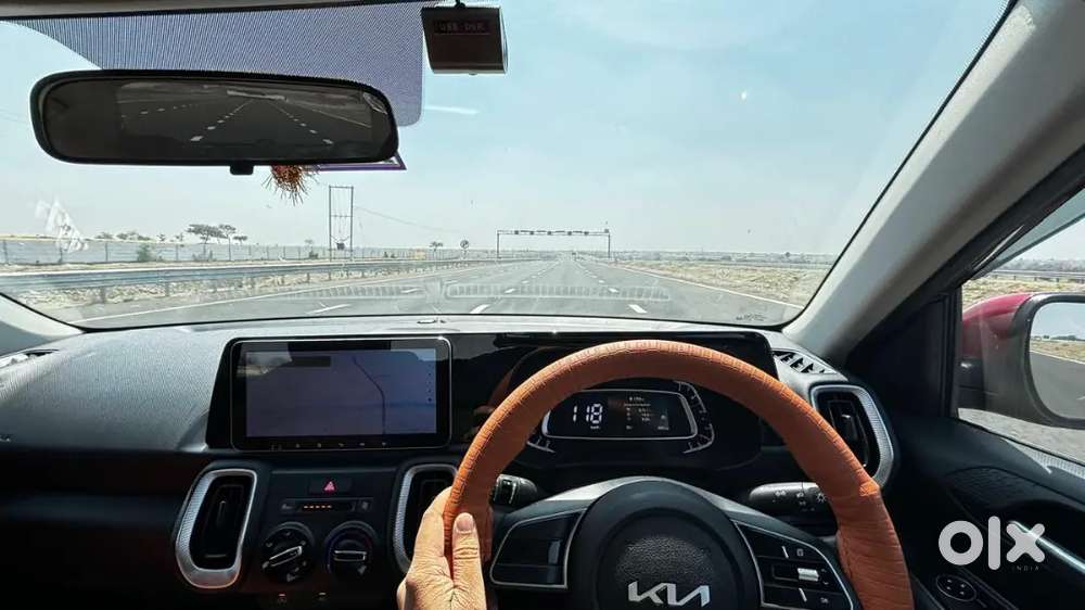 Kia Sonet Red 2024 Petrol Well Maintained With Bh Number Plate.