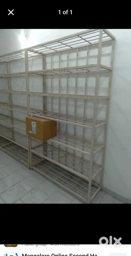 Iron rack for storage and display purpose