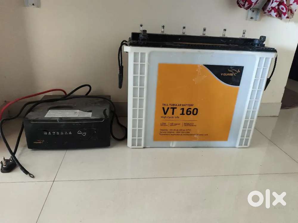 V-GUARD INVERTER& BATTERY