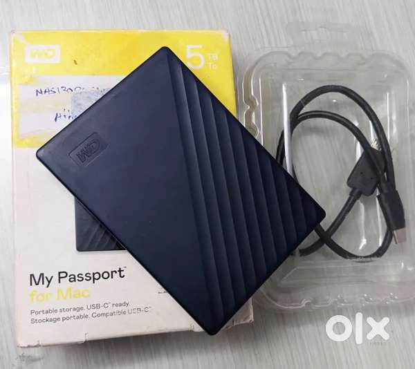 WD My passport 5TB Type C Portable Hard Drive For Mac
