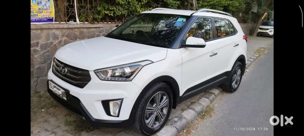 Hyundai Creta 1.6 Automatic Petrol White Color Excellent Condition