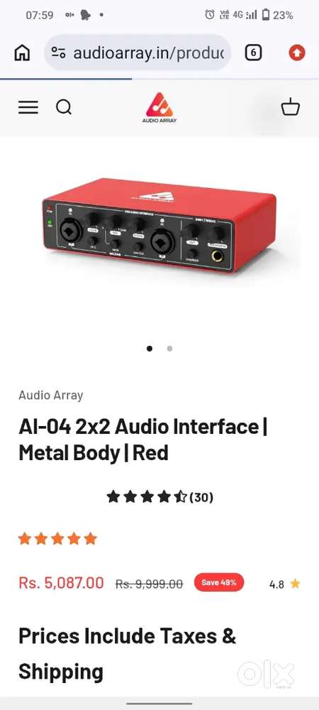 Audio array AI 04 Audio interface