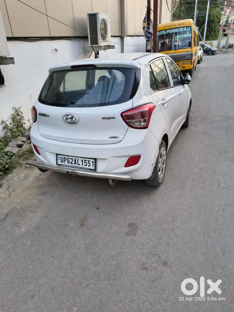 White Colour 2014 Model Grand I10 Diesel Car