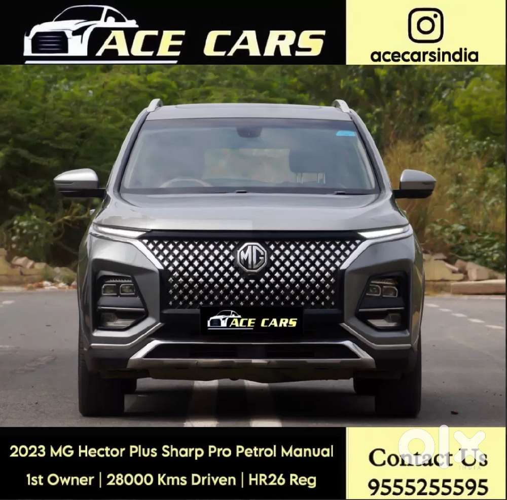 Mg Hector Plus Sharp Pro 1.5 Turbo Petrol Mt 6 Str, 2023, Petrol