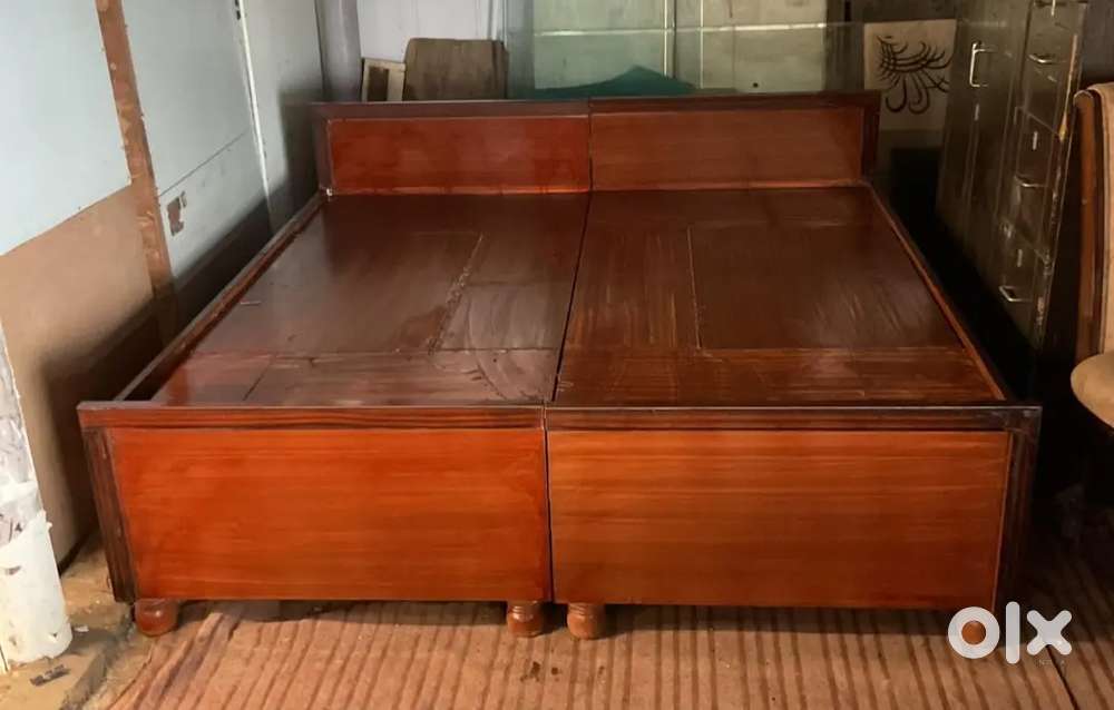 Bed double bed with box at low price