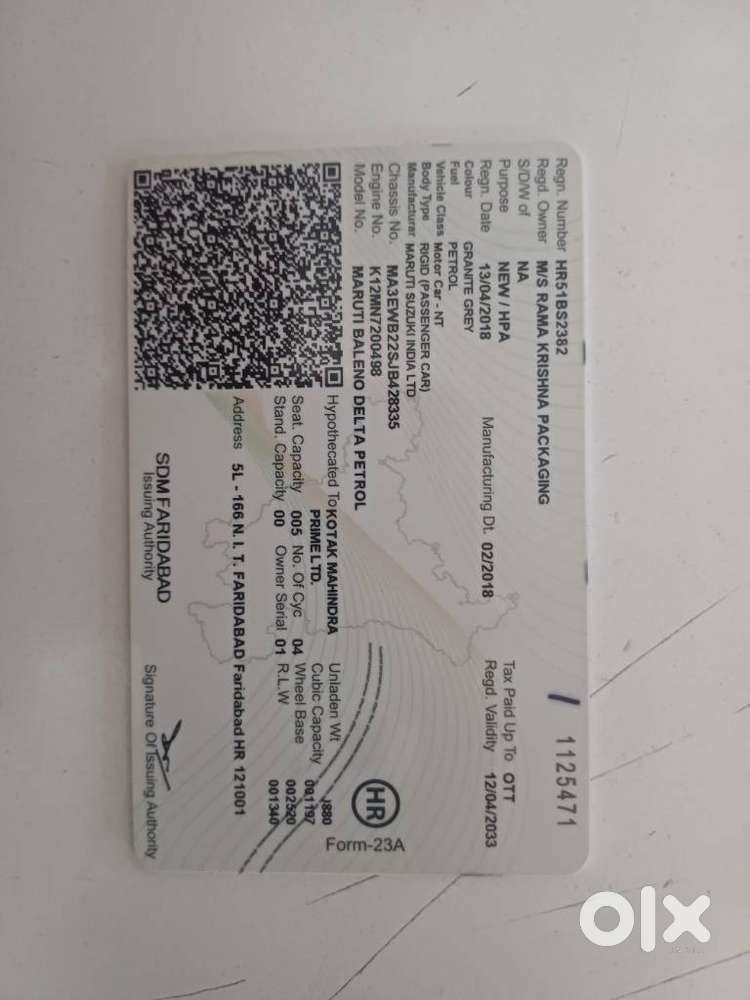 Maruti Suzuki Baleno Delta, 2018, Petrol