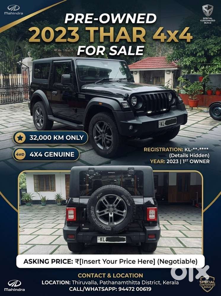 Mahindra Thar Diesel 2023