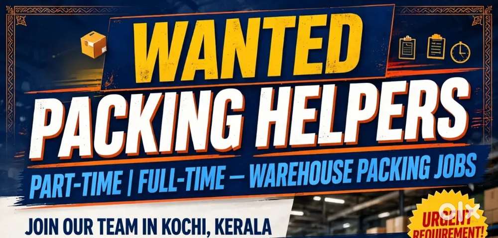 Wanted m/f  night / day / partime/ warehouse packing