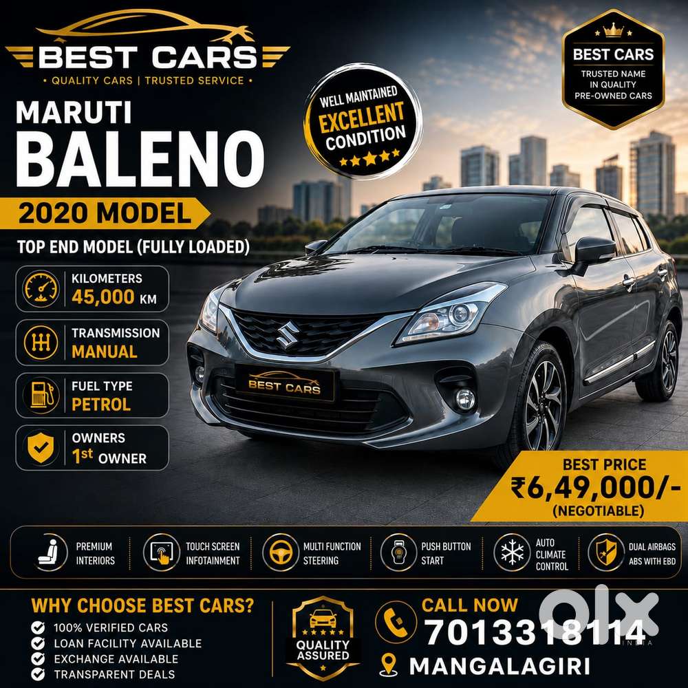 Maruti Suzuki Baleno Zeta, 2020, Petrol