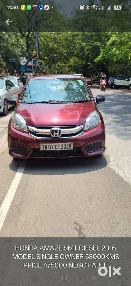 Honda Amaze 1.5 Smt I Dtec, 2016, Diesel