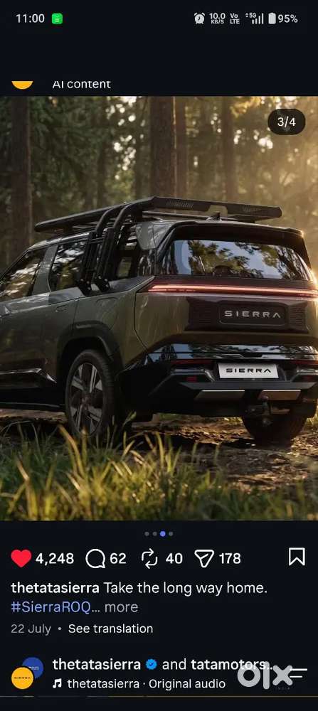 Tata Sierra 2026 Petrol Automatic/manual