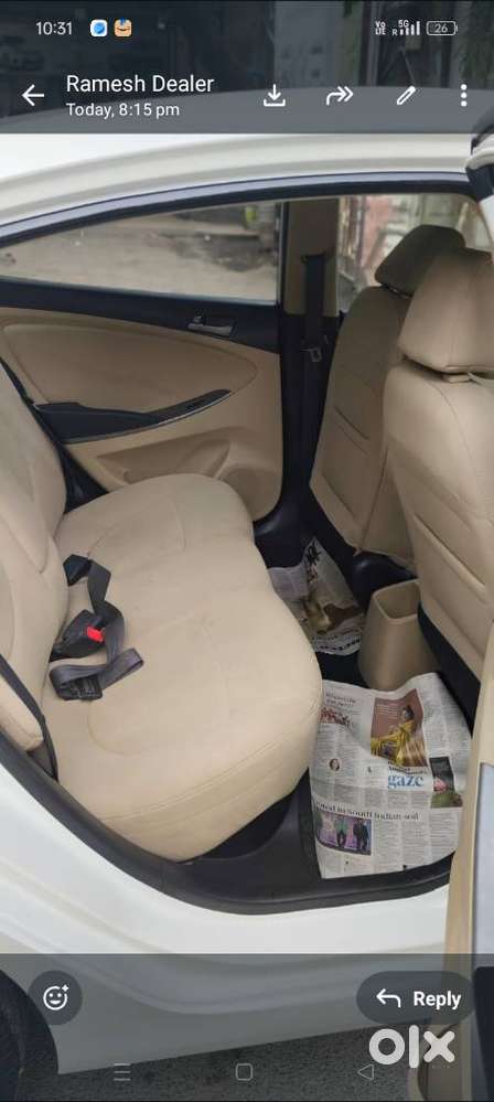 Hyundai Verna 2016-2017 1.6 Sx Vtvt, 2016, Petrol