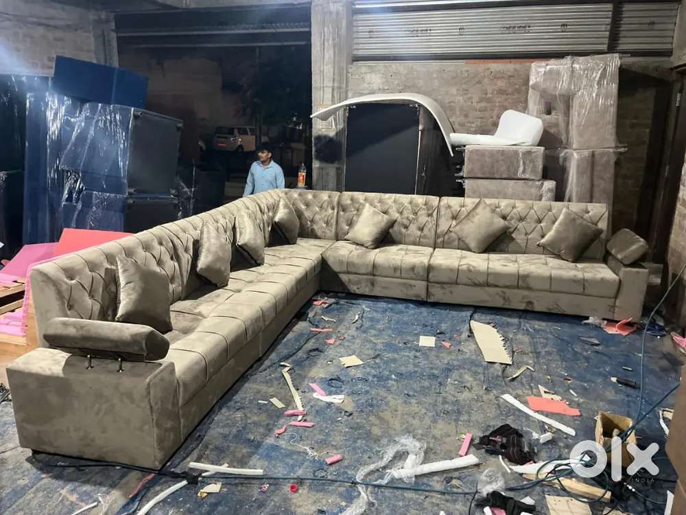 L shape sofa available in prince furniture
