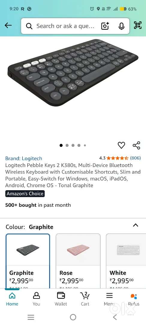 wireless keyboard