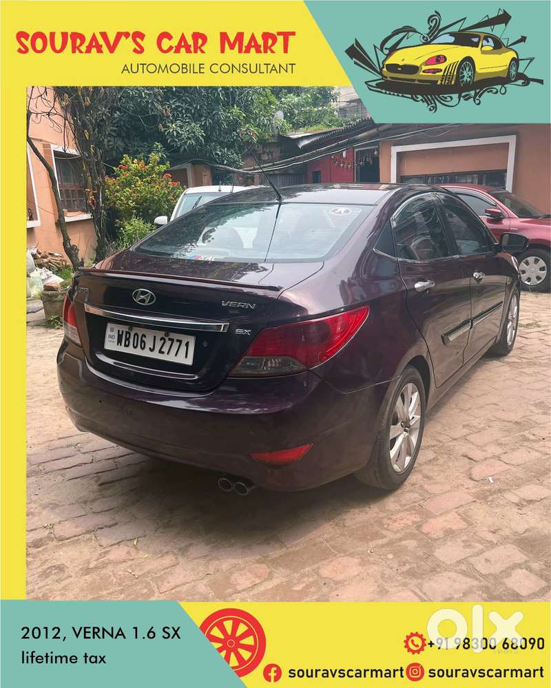 Hyundai Verna 1.6 Sx, 2012, Petrol