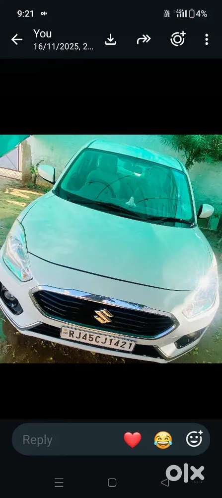 Maruti Suzuki Dzire Zdi 2018 Top Model Push Button Start Alloy Wheels