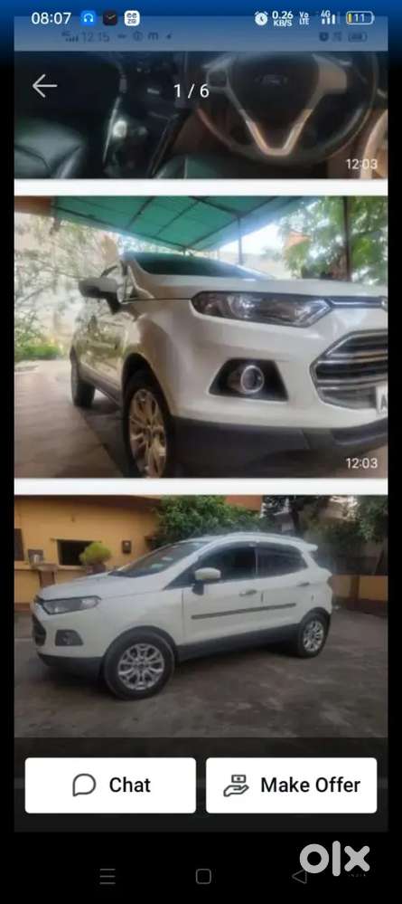 Ford Ecosport 2013 Diesel 160000 Km Driven
