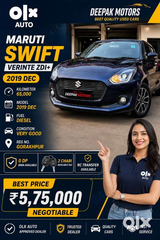 Maruti Suzuki Swift Zxi, 2019, Diesel