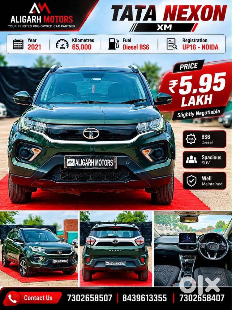 Tata Nexon Pure 1.5 Revotorq Diesel 6mt, 2021, Diesel