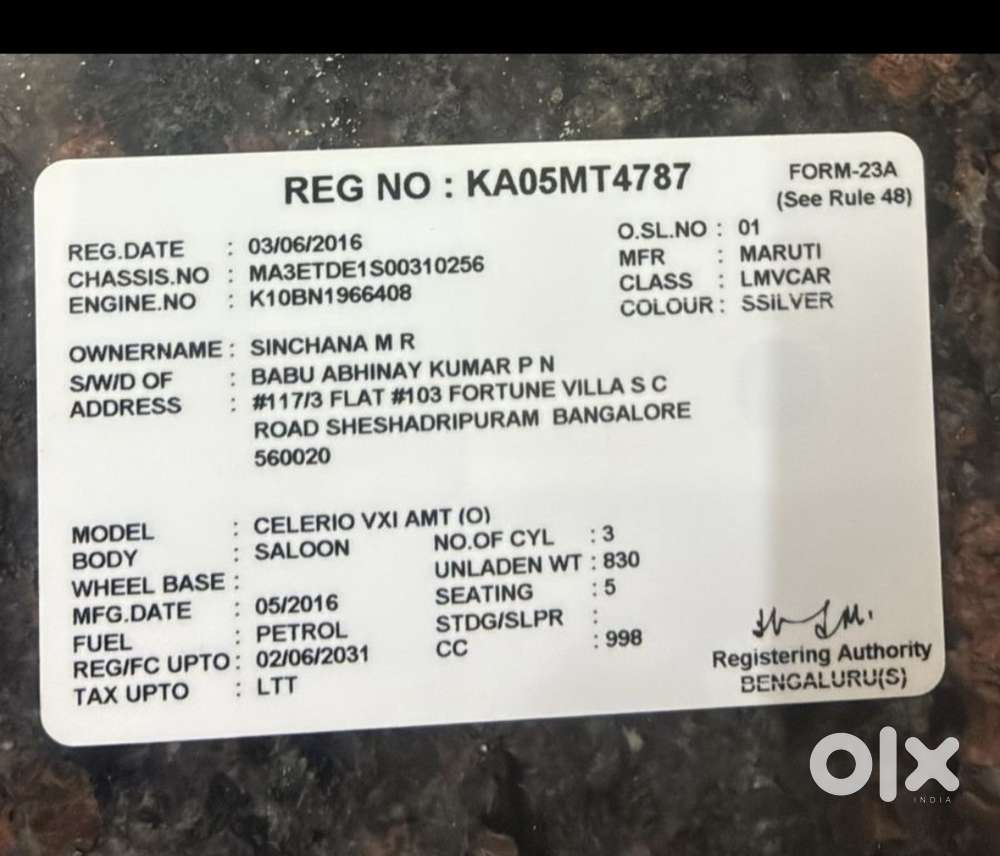 Maruti Suzuki Celerio 1.0 Vxi Amt, 2016, Petrol