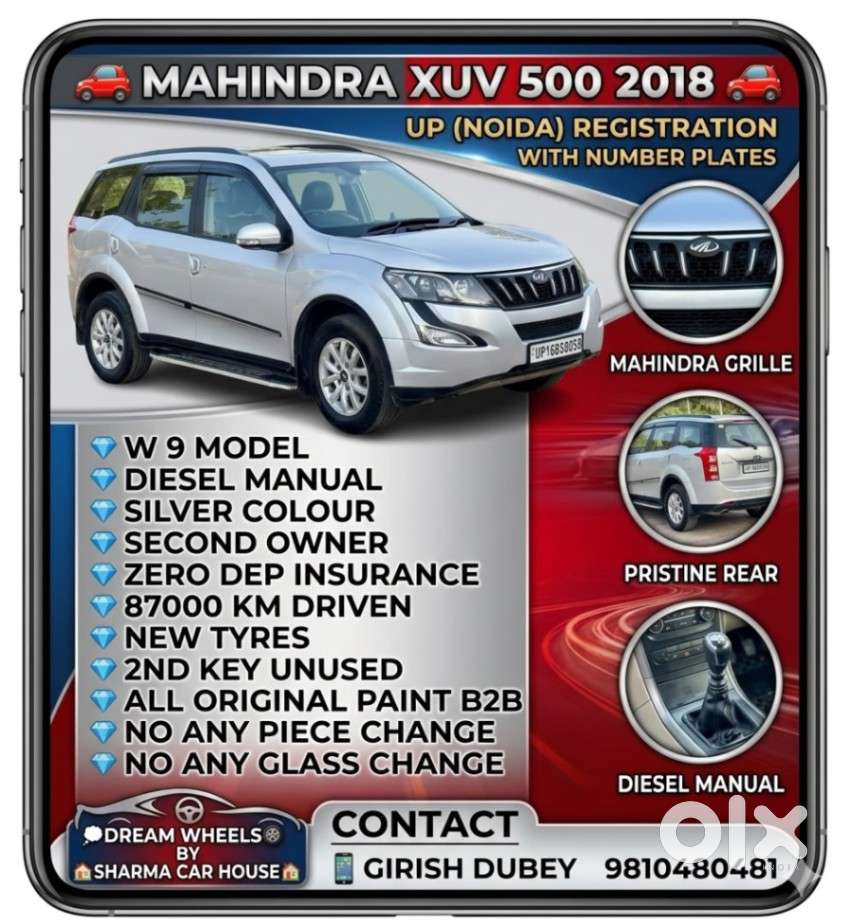 Mahindra Xuv500 W10 2wd, 2018, Diesel