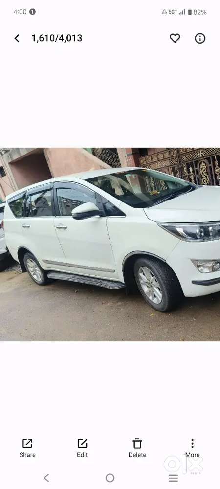 Toyota Innova Crysta 2018 Diesel Manual
