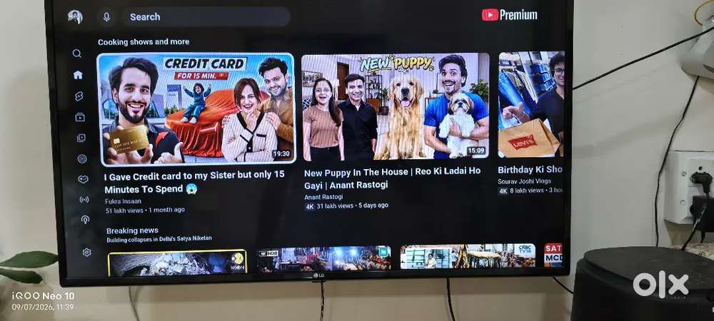 LG smart TV 44 inch