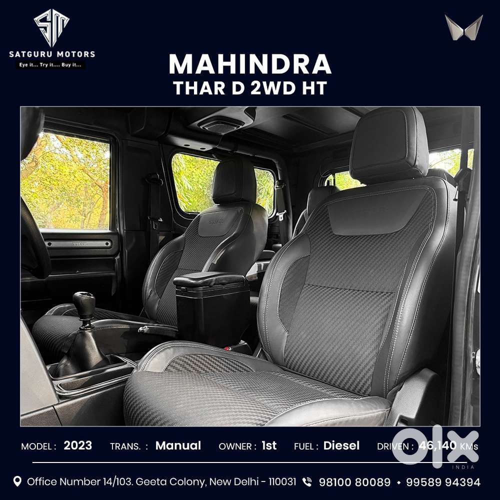 Mahindra Thar Lx Hard Top Diesel Mt Rwd, 2023, Diesel