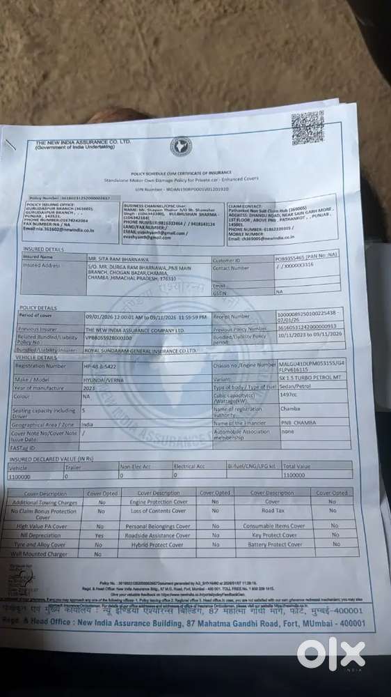 Hyundai Verna Sx 2023 Manual