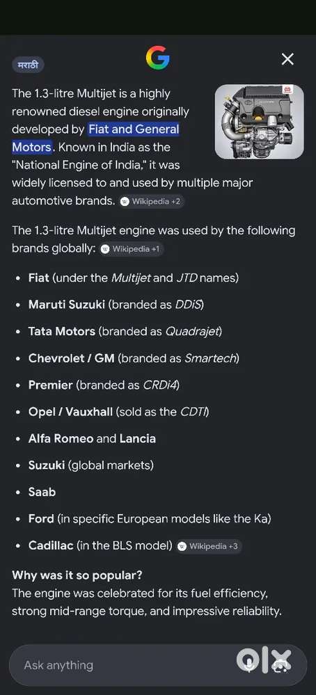 Maruti Diesel Engine With Fiat Build( Ladies Owner)