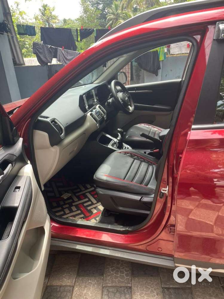 Kia Sonet 2021 Petrol 26000 Km Driven Well Maintained Red Color