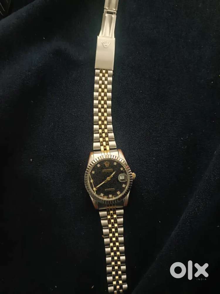 Rolex Datejust Montre 31 Black and Gold Vintage Editon Men
