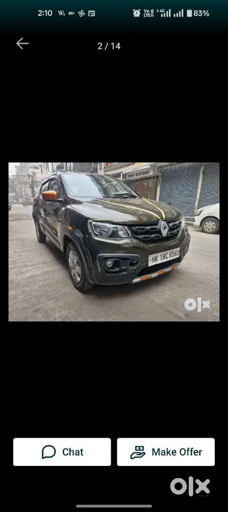 Renault Kwid Climber 2017, Petrol 34600 Km Driven, Good Condition Car