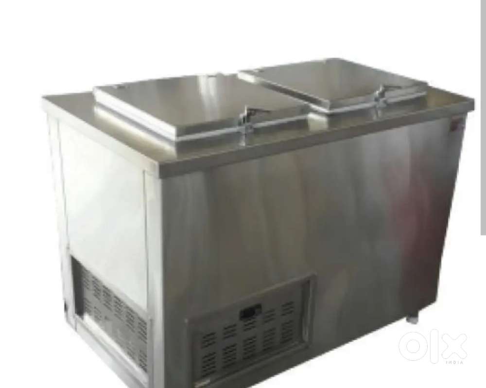 Stainless steel milk deep freezer