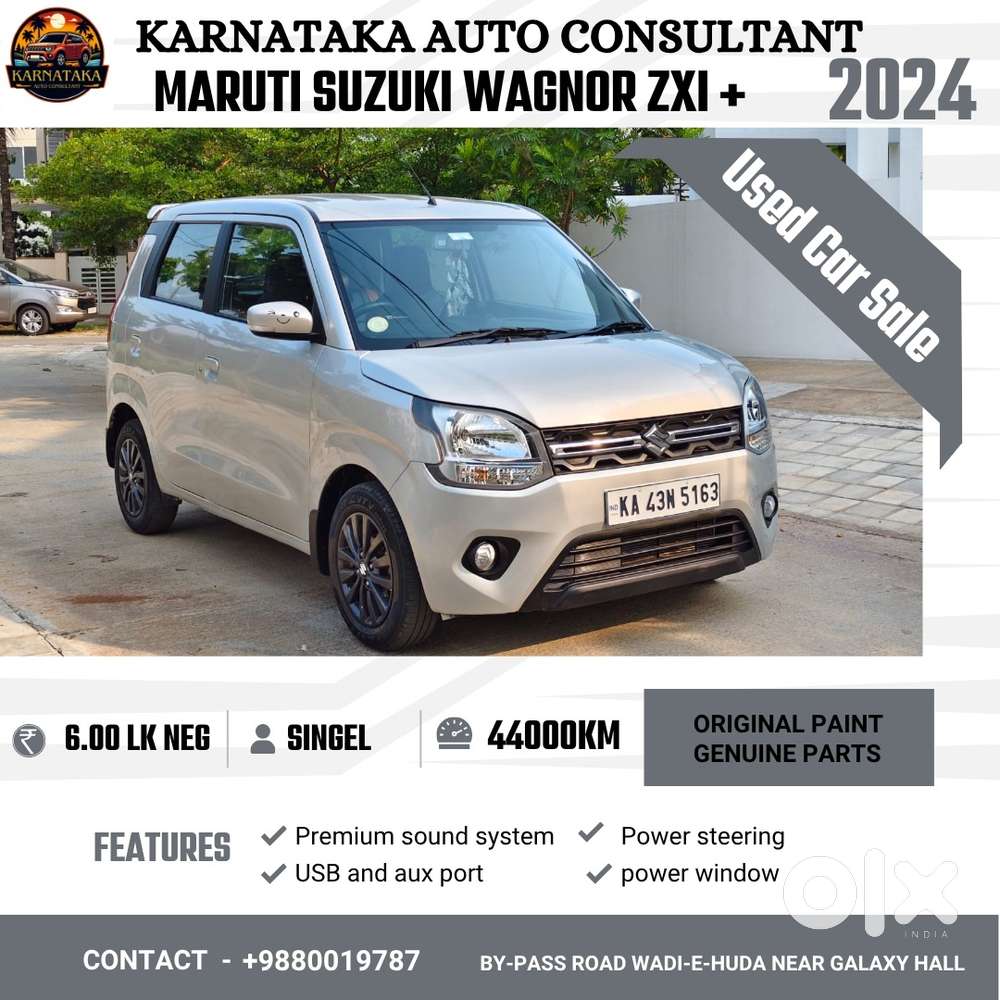 Maruti Suzuki Wagon R 1.2 Zxi Plus, 2024, Petrol