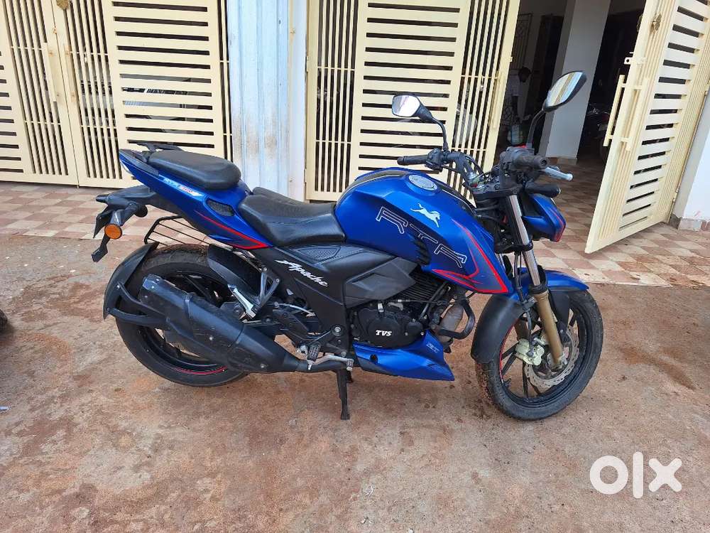 Rtr 200 4v Apache Rtr 160 Bs6 Matte Blue Tvs Rtr 200 4v Apache